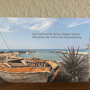Postkarte - Grußkarte - Karte - Mut Gute Zeiten