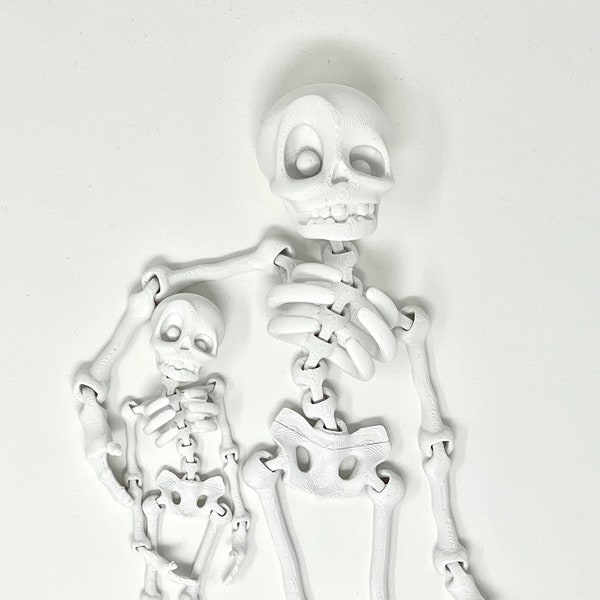 Skelett zum Aufhängen - Beste Halloween Deko! NEU: Jetzt auch Glow in the Dark!