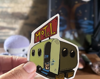 Motel Sticker