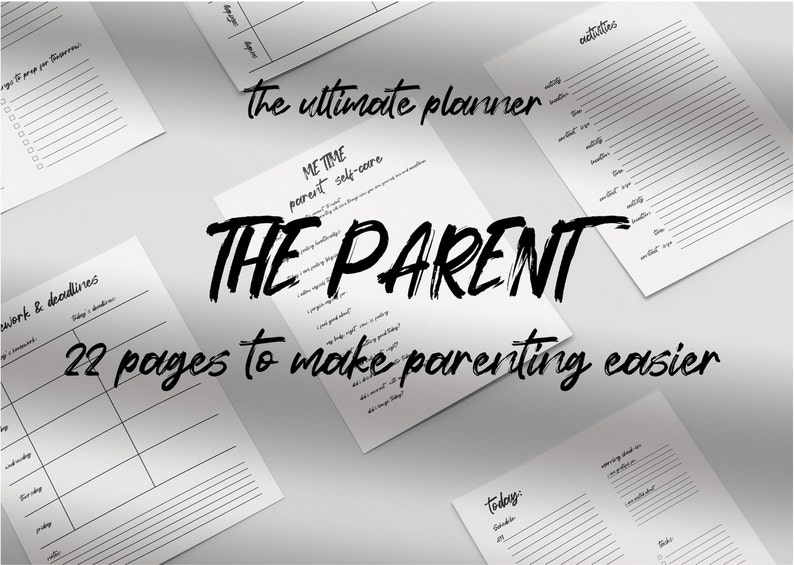 THE PARENT Printable the Ultimate Planner for Parents Etsy
