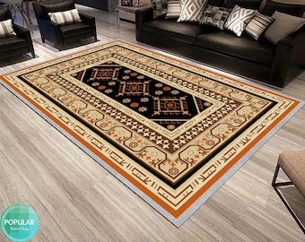 Heriz Rug, Persian Style Rug, Oversize Carpet, Rugs for Living Room, Area Rug 9x12, Vintage Rug 9x12, Oriental Rug, Farmhouse Rug, Large Rug