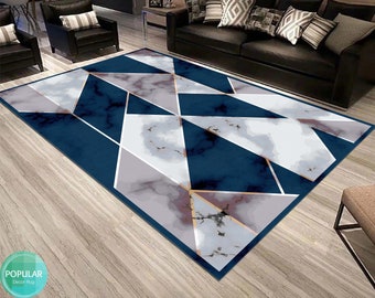Alfombra / alfombra impresa en 3D personalizada Sala de estar Colores vivos Hecho a mano Hogar Decorativo Diseño especial Piso lavable antideslizante Interior