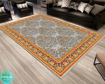 Heriz Rug, Persian Style Rug, Oversize Carpet, Rugs for Living Room, Area Rug 9x12, Vintage Rug 9x12, Oriental Rug, Farmhouse Rug, Large Rug