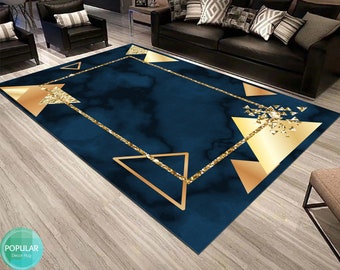 Alfombra / alfombra impresa en 3D personalizada Sala de estar Colores vivos Hecho a mano Hogar Decorativo Diseño especial Piso lavable antideslizante Interior