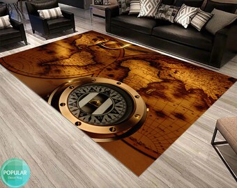 World, The Marauders Map Area Rug, Vintage Rug, Modern Rugs, Livingroom Area Rug, Home Decoration Rug, Housewarming Gift, The Marauders Map