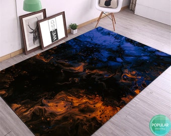 Graffiti Rug, Art Design Rug, Urban Graffiti Rug Cool Rug, Living Room Rug, Salon Rug, Dining Room Decor,
