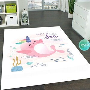 Kids Rug, Pillow Case Gift, Nursery Rug, City Road Rug, Washable, Non-slip Play Mat, Metropolis City Play Rug, Kinderkarten