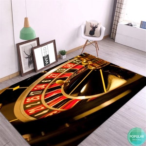 Spielkarten Symbol, Teppich für Poker-Täter, Spielzimmerteppich, Spielzimmer-Teppich, Spielwürfel-Designer, Spielzimmer-Dekor-Teppich