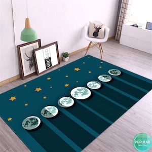 Alfombra Globe, Alfombra Planeta, Alfombra Espacial, Sistema Solar, Corredor Mundial, Regalo Solar, Diseñador de Sol, Alfombra Daystar, Sistema Galaxy, Vía Láctea
