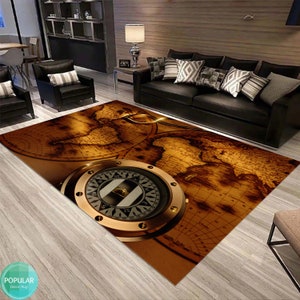 Welt, Die Marauders Karte Teppich, Vintage Teppich, Moderne Teppiche, Wohnzimmer Bereich Teppich, Wohndekoration Teppich, Einweihungsgeschenk, Die Marauders Karte