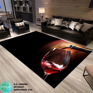 Cheers Carpet, Whiskey Glass, Champagne Rug, Alcohol Mat, Spirits Runner, Drink Art, Wine Rug, Beer Art, Aqua Vitae Gift, Drinking Room