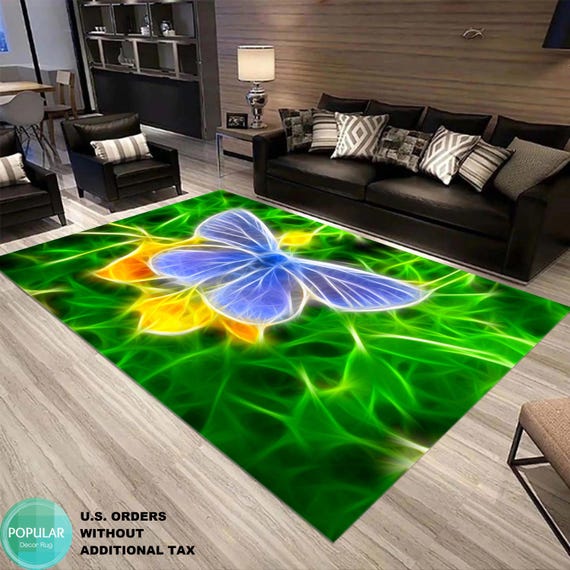 Teppich für Wohnzimmer, Ikea Teppich, Tierteppich, Designteppich, Bunte Muster
