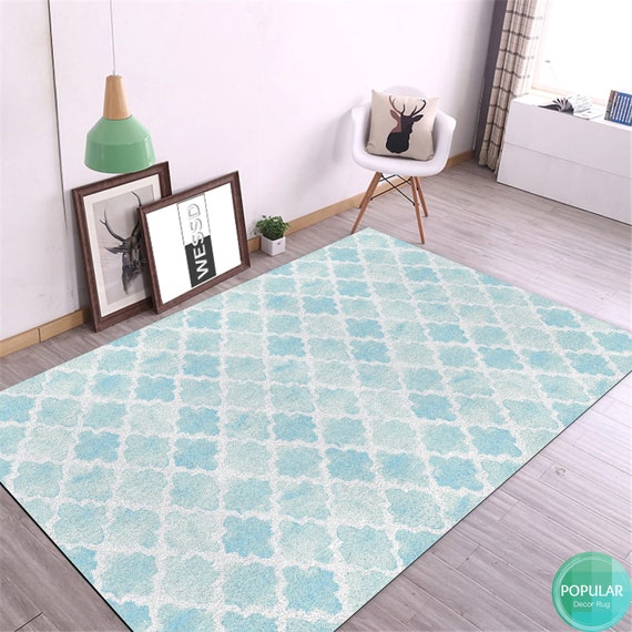 52×141 \"幸せの青い鳥\" ViNTAGE TURKiSH RUG 52×141 