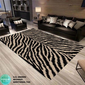 Black and Brown Leopard Mat, Leopard Pattern, Wild Carpet, Zebra Design, Animal Special, Wall Gift, Leopar Decor, Art Ground Mat