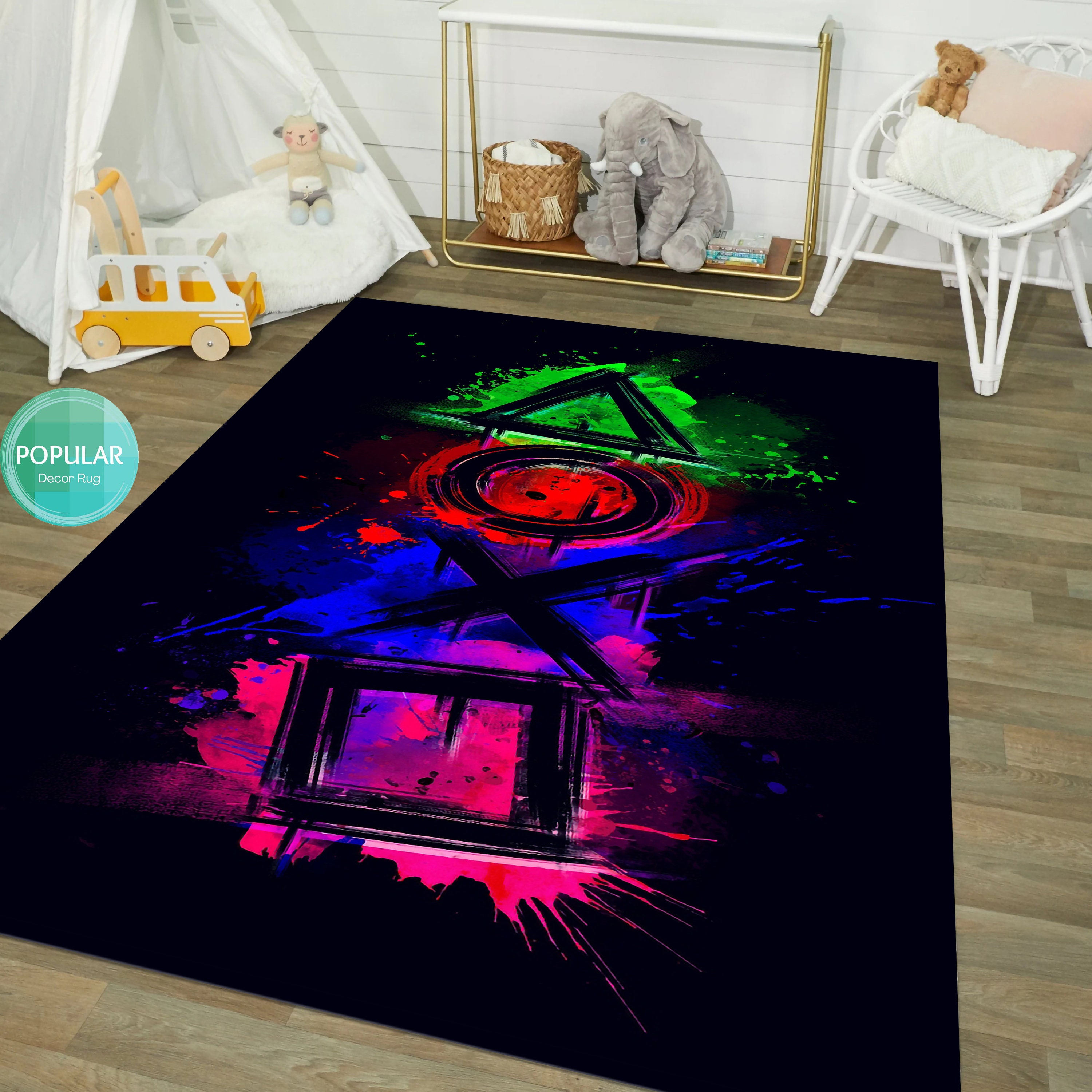PlayStation ラグマット PlayStation LOGO RUG / プレイステーションロゴ ラグ | PlayStation