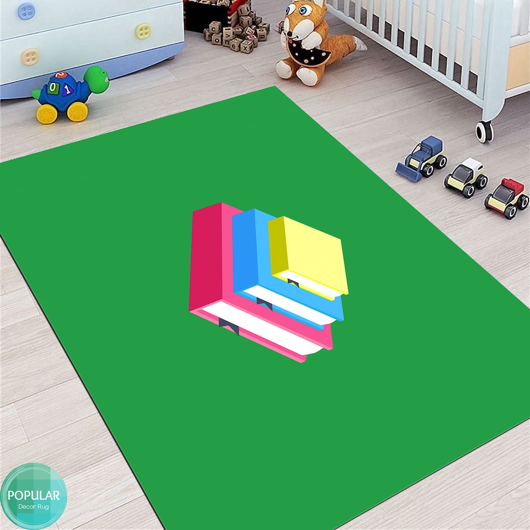 Green Rug, Book Mat, Library Carpet, Bookcase Rug, Athenaeum Mat ...