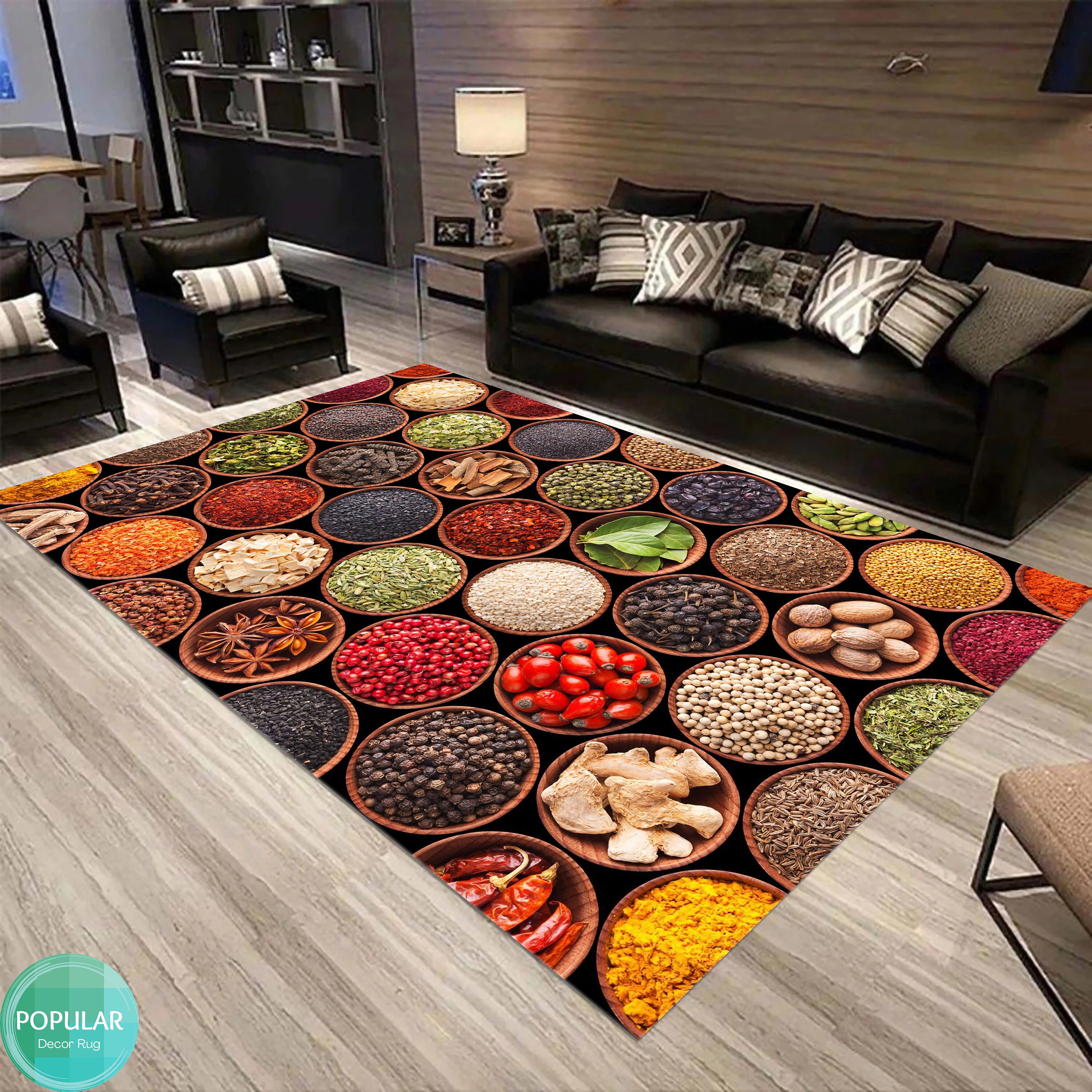 Tropical Leaves Kitchen Mats For Floor, Palm Leaf Grey White Blue Boho Kitchen Rugs Set Of 2 Carpet Area Rug, Summer Abstract Leaves Modern Kitchen Decor And Accessories Stuff, 17x30 And 17x47