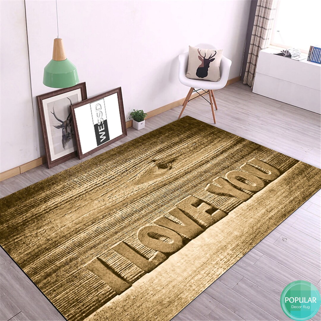 Love Rugs I Love You Rug, Modern, Abstract, Art, Prints, Style Abstract Rug, Door ...