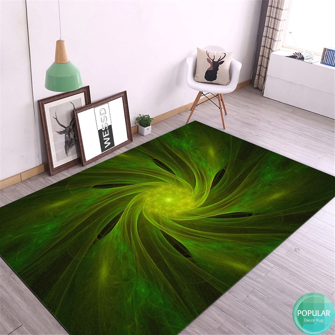 3D Illusion Rug Optical Illusion Rug Vortex Rug 3D Etsy
