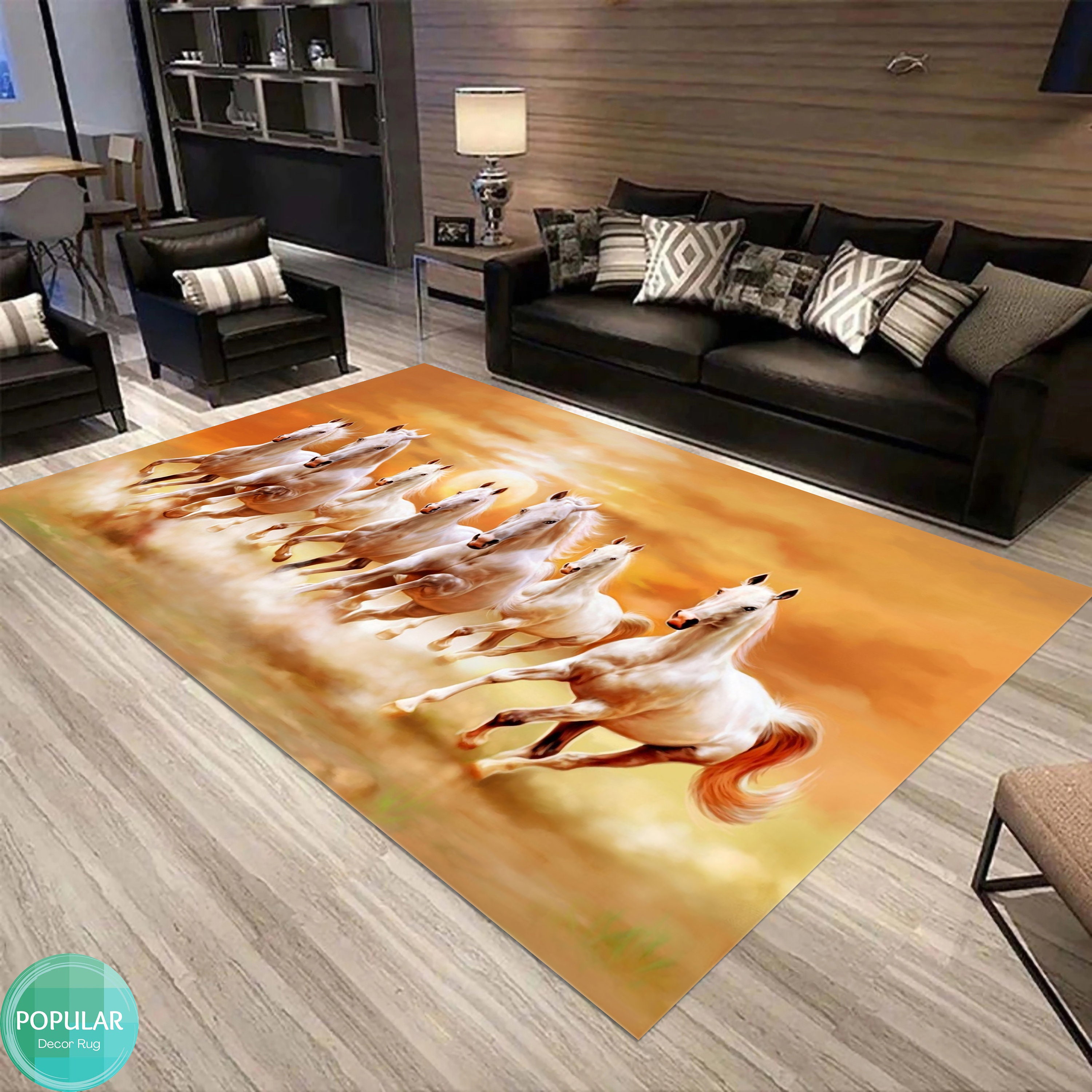 Object Rug Foal Horse Area Rug, Horse Mat, Horse Art Carpet, Foal Runner, Animal Runner ...