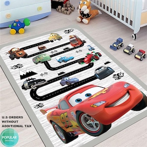 Motorway Mat, Road Rug, Car Rug, Floor Carpet, Kids Room Runner, Car Rug, McQueen Rug, Minimalist Rug, Nursery Rug, Play Rug, Gift Ideas