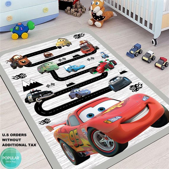 Motorway Mat, Road Rug, Car Rug, Floor Carpet, Kids Room Runner, Car Rug, McQueen Rug, Minimalist Rug, Nursery Rug, Play Rug, Gift Ideas
