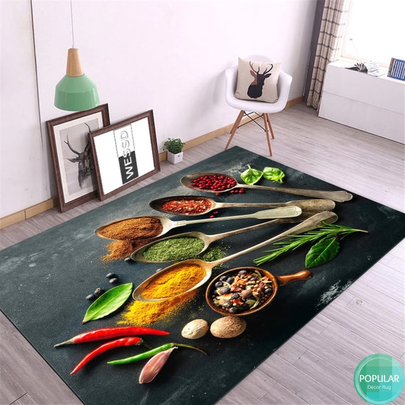 Thin Long Kitchen Mat Anti Slip Waterproof Oilproof Carpet