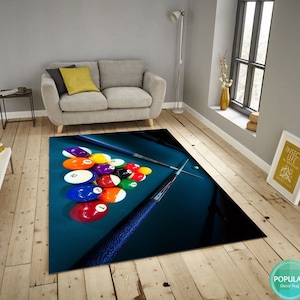 Billiards Rug, Decorative Floor Mat, Ground Mat, Floor Carpet ...