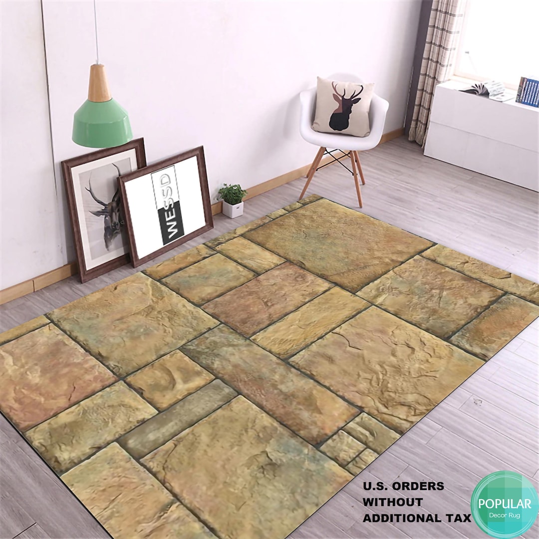 Building Stone Mat Stone Mat, Real Stone Bedroom Mat, Bathroom Mat, Stone Rug, Relaxing ...