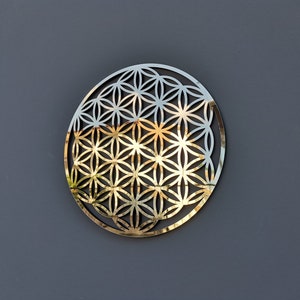 Flower of life Sacred Geometry Design ,3 x Flower of life wood wall decor, Sacred Geometry Wall Art, Housewarming Gift, Yoga studio decor