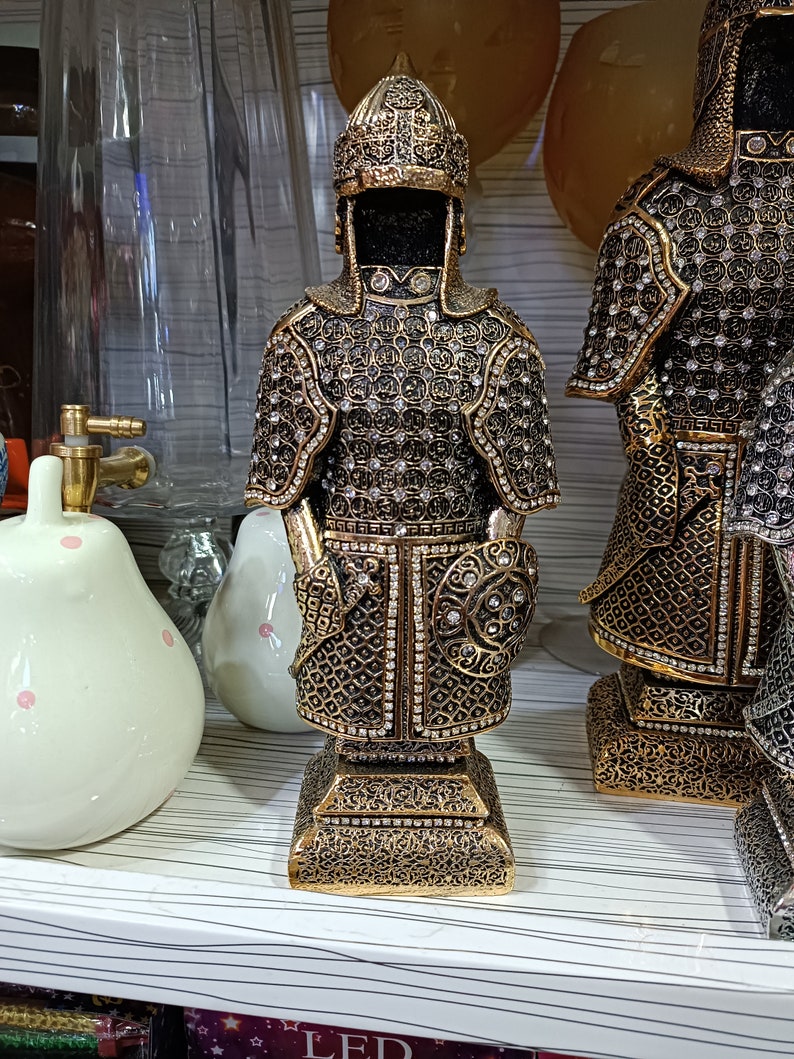 Muslim Esmaul Husna Warrior Statue Islamic Figurine for Etsy