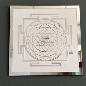 Sacred Geometry Wooden Acrylic Wall Art , Home Meditation Wood Yoga Wall Decor, Modern Decoration for Home