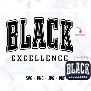 ブラック エクセレンス SVG-PNG、ブラック ヒストリー マンス SVG、ブラック エクセレンス シャツ SVG、ブラック ウィメンズ SVG、ブラック クイーン SVG、ブラック キング SVG、レトロ SVG