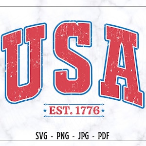 USA Svg, USA Png, USA Shirt Svg, 4 de julio Svg, Retro Usa Svg, American Svg, American Shirt Svg, Vintage Usa Svg, Digital Cut File