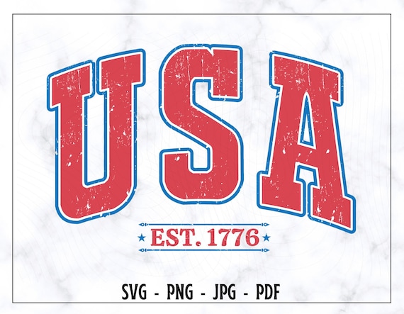 USA Svg, USA Png, USA Shirt Svg, 4th of july Svg, Retro Usa Svg, American Svg, American Shirt Svg, Vintage Usa Svg, Digital Cut File