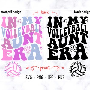 In meiner Volleybal Tante Ära SVG-PNG, Tante SVG, Tante Shirt, Tante Shirt, SVG-PNG, Tante Shirt, lustige Tante Shirt