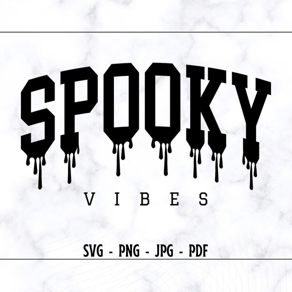 Spooky Vibes SVG-PNG, Spooky Vibes Shirt Svg, Retro Spooky Vibes Svg, Halloween SVG, Halloween Shirt Svg, Funny Spooky Shirt Svg, Spooky Svg