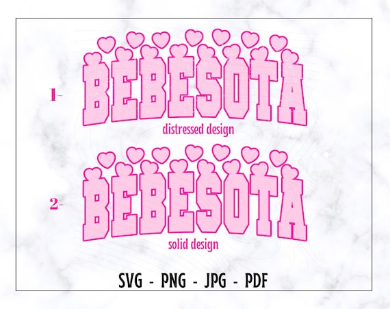 Bebesota Svg, Bebesota PNG, Bad Bunny Svg Png, Valentine's Day Svg, Pink Hearts Svg, Valentine Shirt Svg, Pink Bebesita and Bebesota Svg png