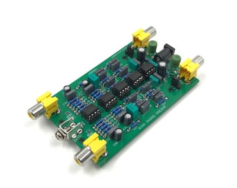 Phono Preamplifier Circuit Board MM Riaa Preamp HI-FI Amplifier with Subsonic Filter for Vinyl Record Player Turntable Rumble
