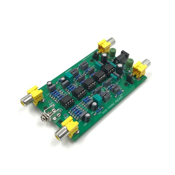 Phono Preamplifier Circuit Board MM Riaa Preamp HI-FI Amplifier with Subsonic Filter for Vinyl Record Player Turntable Rumble