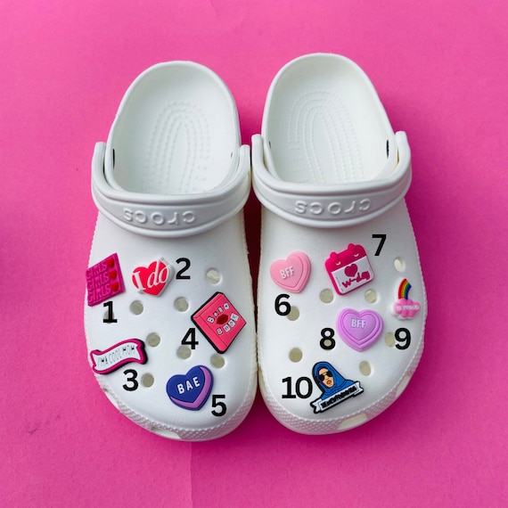 Croc Charm, Wedding Croc Charms, Bride Tribe Shoe Charms, Mean Girls Jibbitz