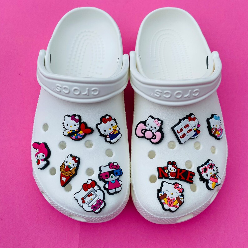 Croc Charm, Hello Kitty Girl Croc Charms, Sanrio Shoe Charms, Hello