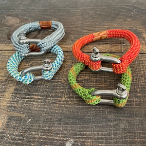 Rope Bracelet with shackle