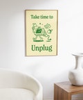 Out Of Office Print, Positive Work Life Balance Poster, Office Downloadable Prints, Retro Printable Art, Large Printables, Affirmation Print