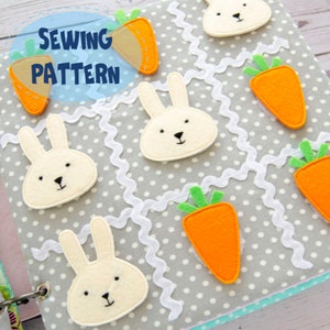 Rabbit tic-tac-toe PDF Sewing Pattern