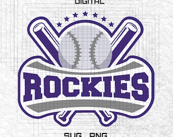 Rockies Baseball Svg