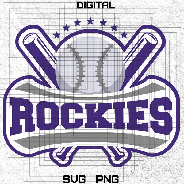 Rockies Baseball Svg