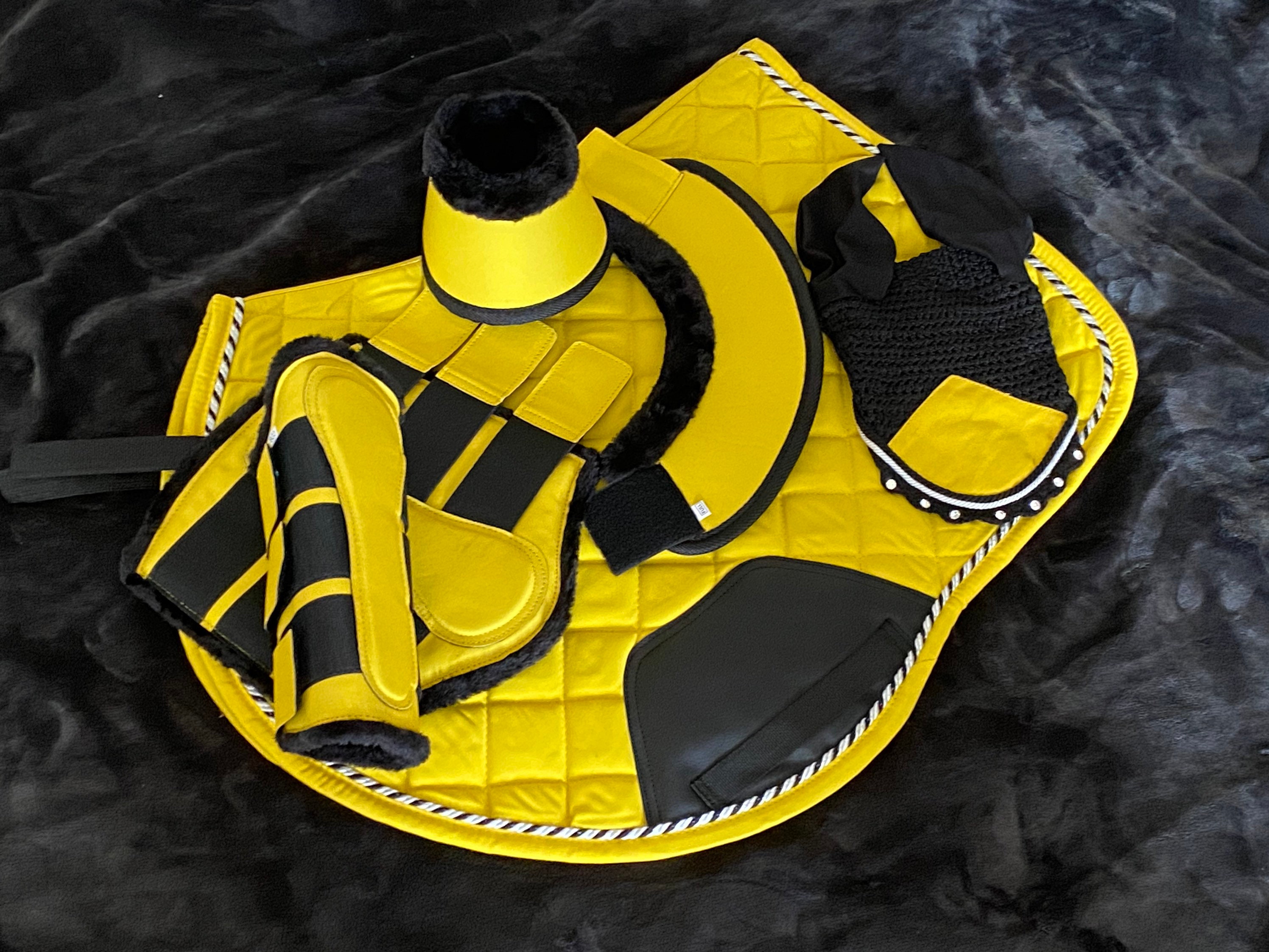 Yellow Saddle Pad Set Etsy Canada
