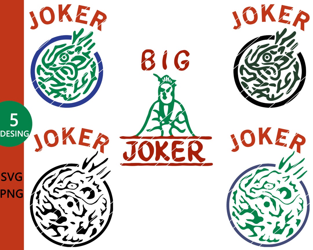 5 Design Mahjong Joker Svg,mahjong Sticker,,christmas Decor,mahjong Shirt,shirt Svg,christmas