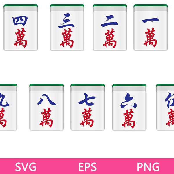 Full mahjong pattern SVG, Sticker design, Digital downloads, Hand accounting pattern, Clothing design,